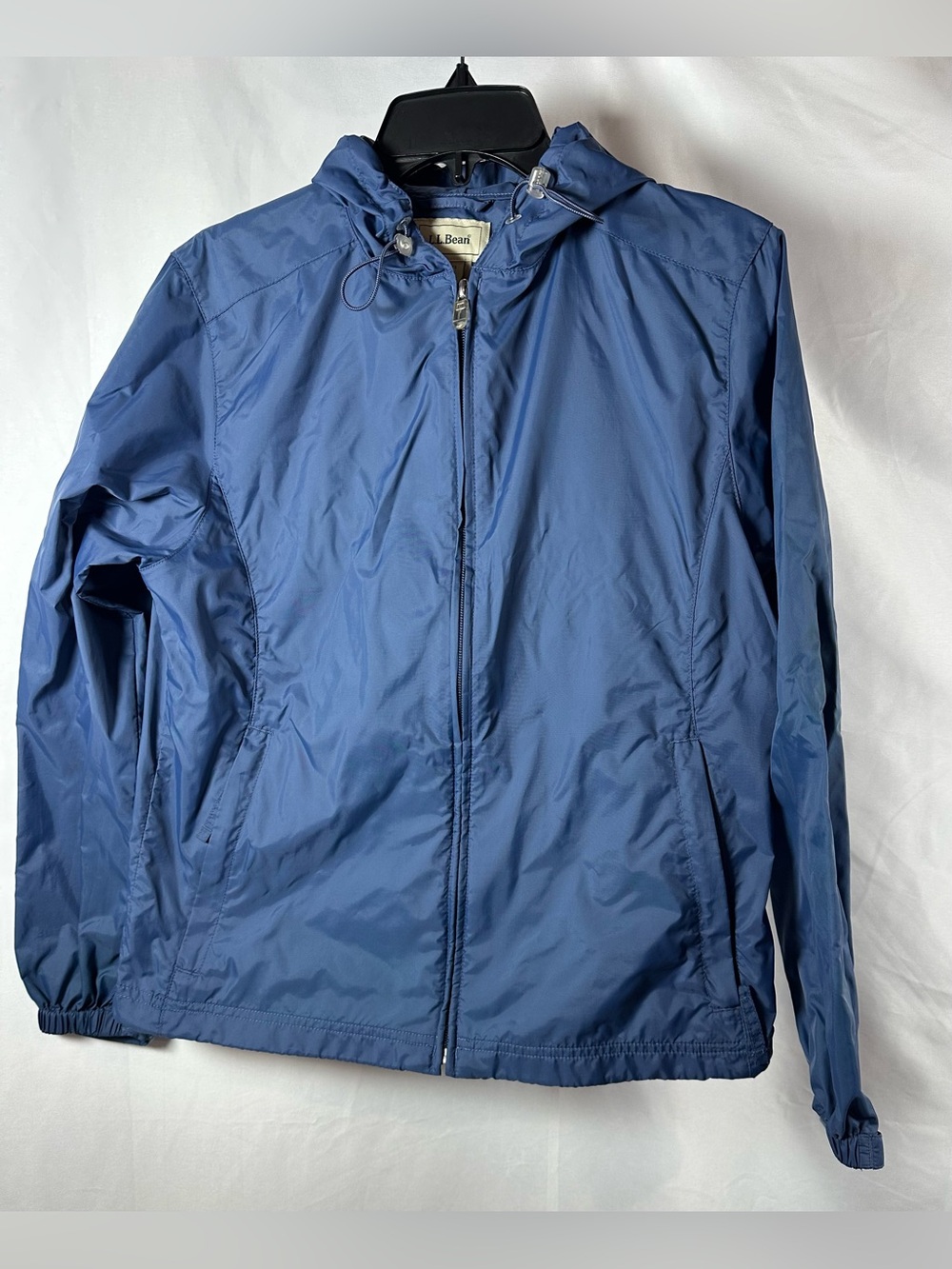 💙L.L. Bean Navy Hooded Windbreaker Jacket - Picture 2 of 8